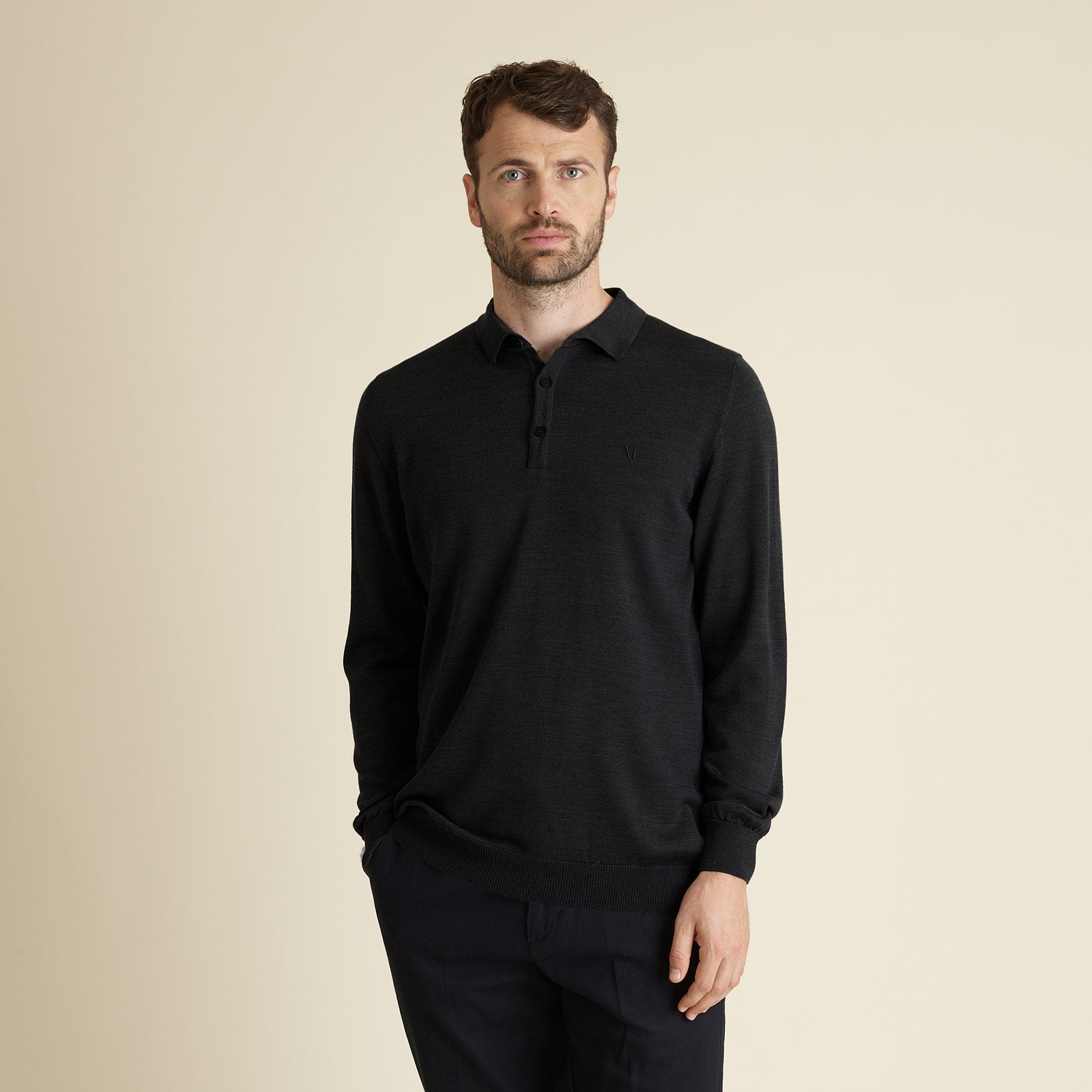 LEGNA Polo Sweater Lightweight